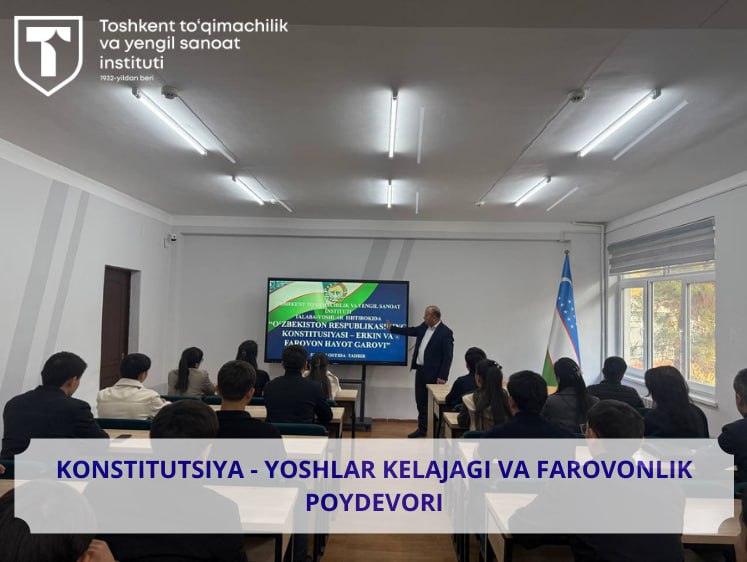 “KONSTITUTSIYA – YOSHLAR KELAJAGI VA FAROVONLIK POYDEVORI” TADBIRLARI DAVOM ETMOQDA