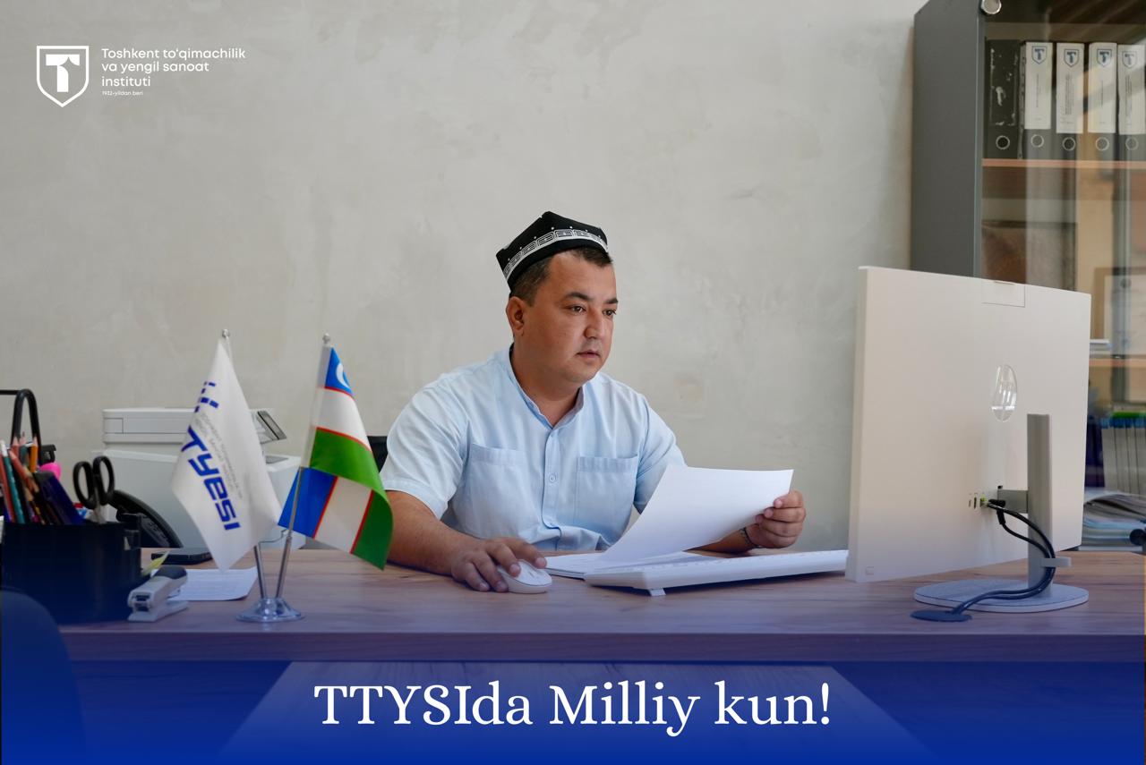 TTYSIda “Milliy kun” munosabati bilan institut xodimlari milliy liboslarda ishga chiqdi
