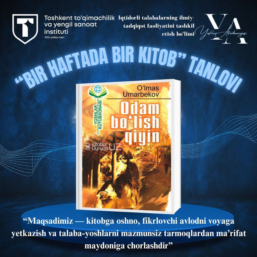 “Bir haftada bir kitob” tanlovi g‘oliblari e’lon qilindi