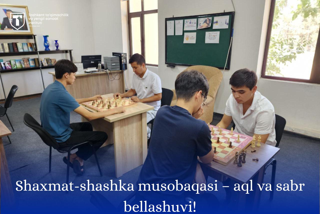 Shaxmat-shashka musobaqasi – aql va sabr bellashuvi!