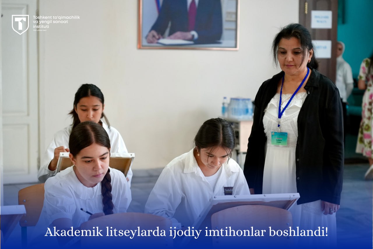 Akademik litseylarda ijodiy imtihonlar boshlandi!