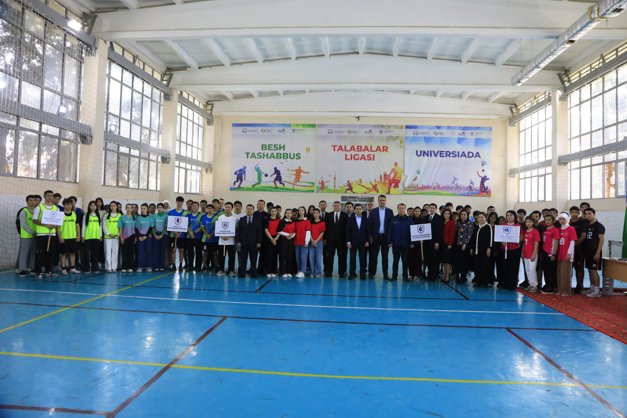 “REKTOR KUBOGI” SPORT MUSOBAQALARIGA START BERILDI