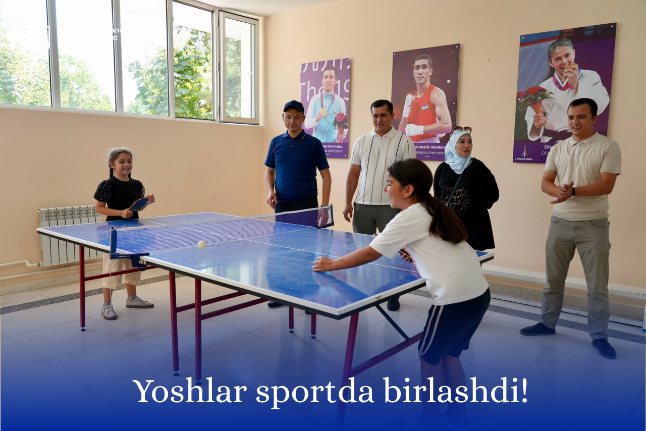 Sport — birlik, do‘stlik va sog‘lom turmush sari yo‘l!