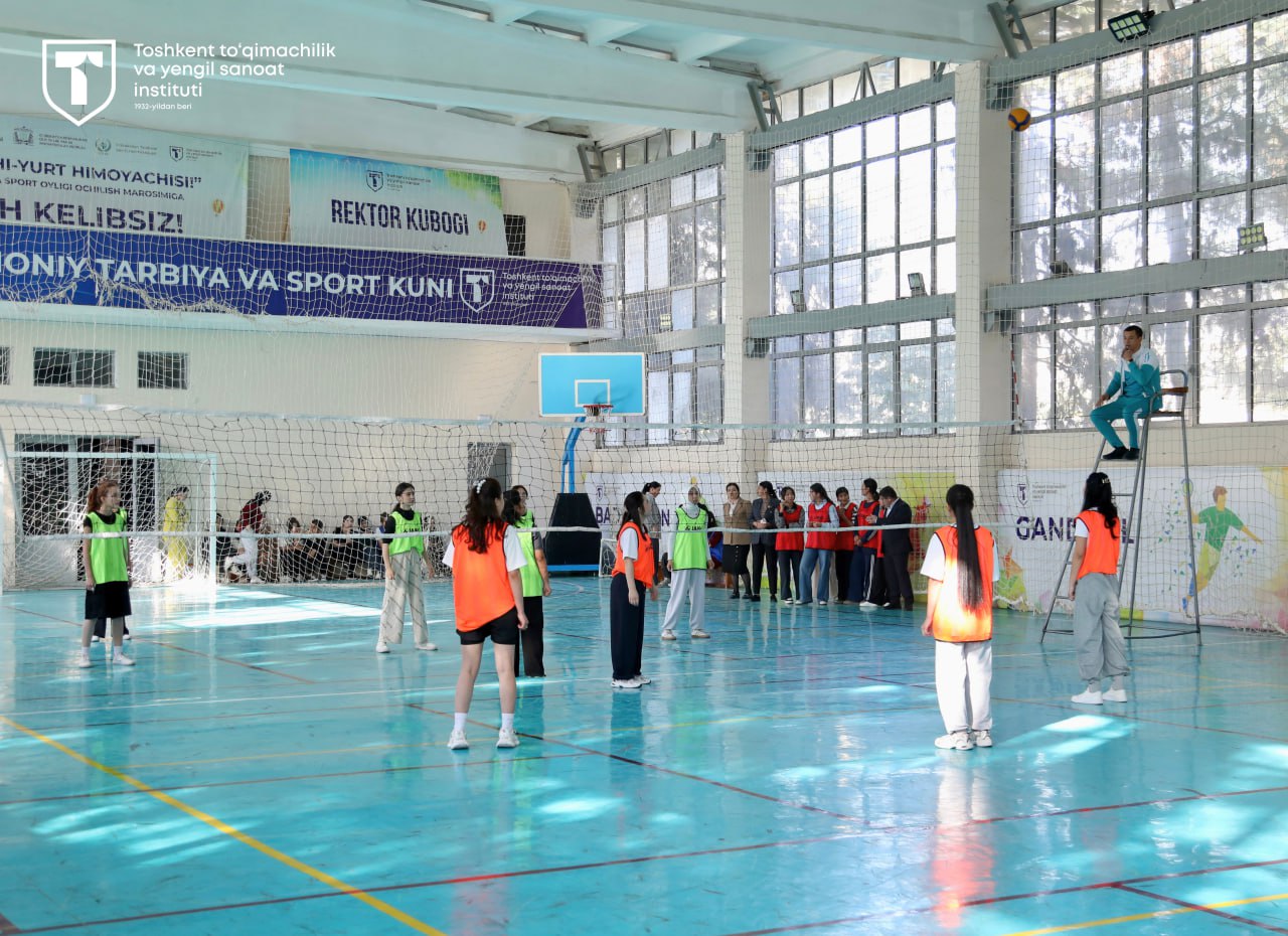 “Besh tashabbus olimpiadasi” doirasida qizlar o‘rtasida voleybol musobaqasi o‘tkazildi!