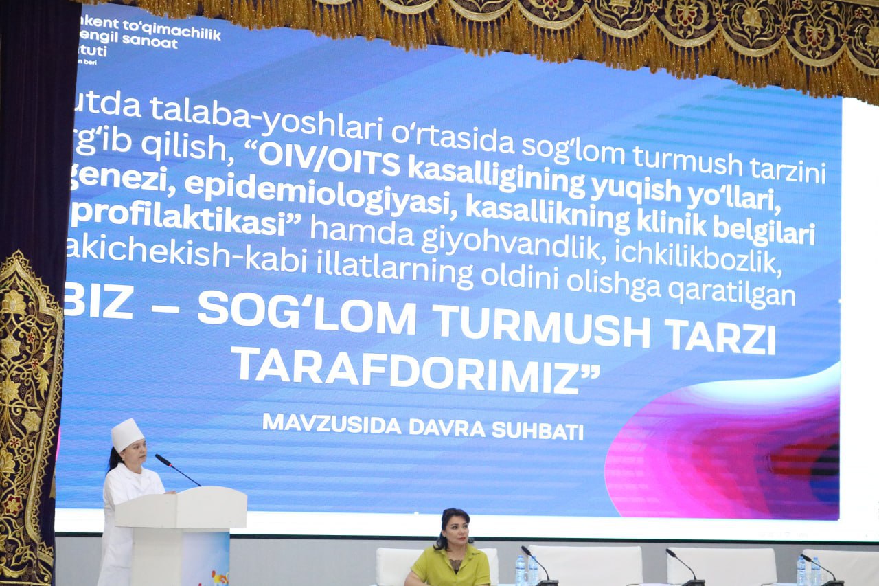 Biz – sog‘lom turmush tarzi tarafdorimiz!