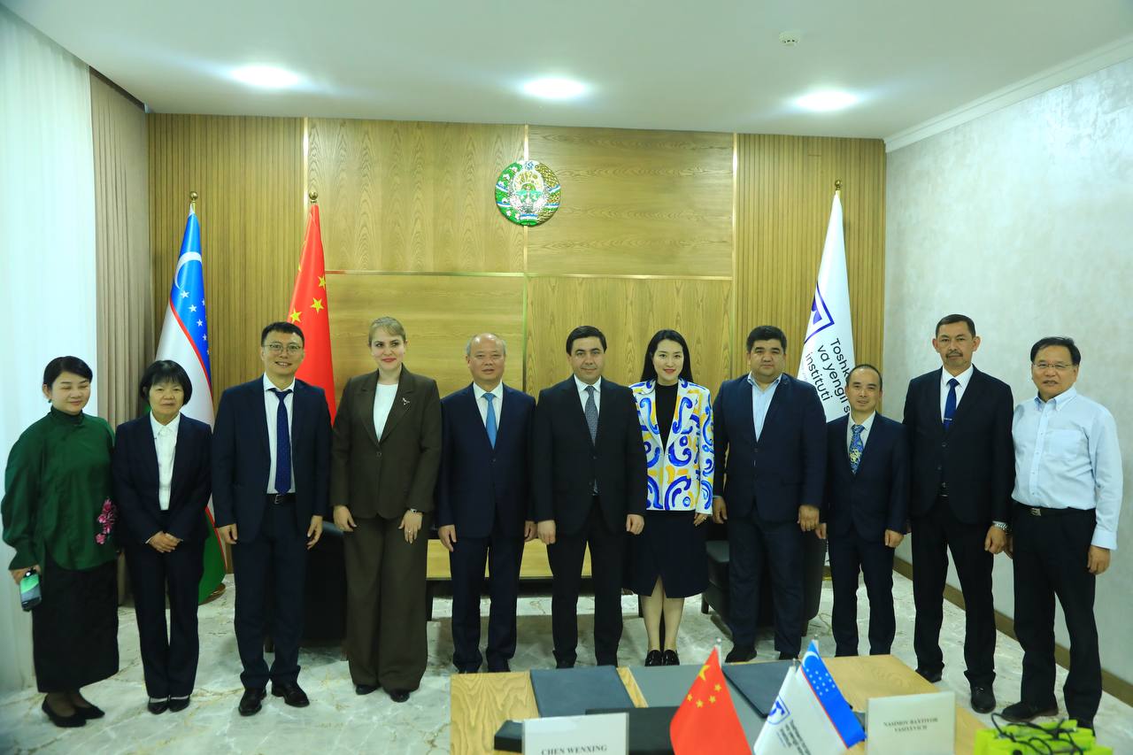 IQTIDORLI MUHANDISLAR INSTITUTINI TASHKIL ETISH TO‘G‘RISIDAGI BITIM IMZOLANDI