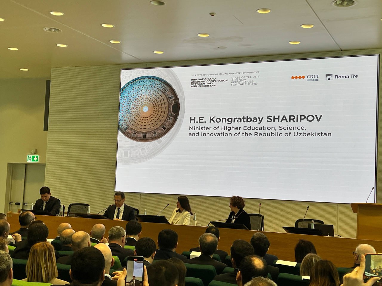 INSTITUT DELEGATSIYASI “ITALIYA–O‘ZBEKISTON” TA’LIM FORUMIDA ISHTIROK ETMOQDA