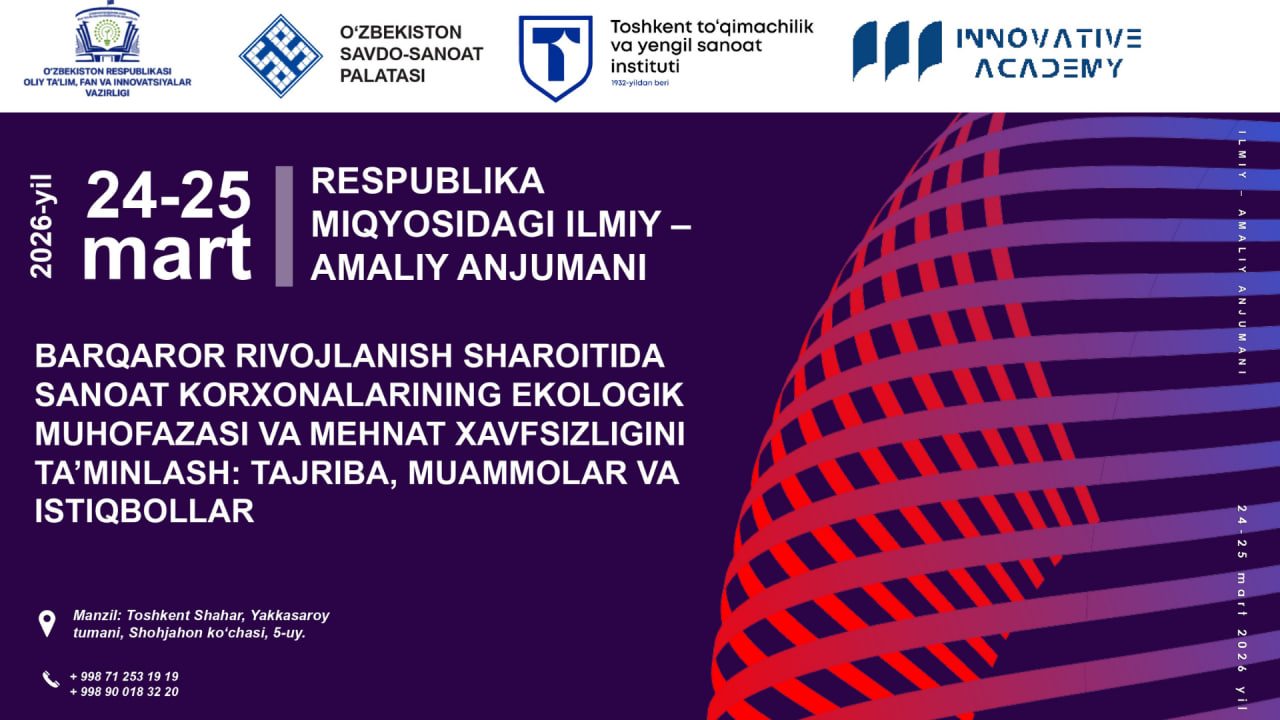 RESPUBLIKA MIQYOSIDAGI ILMIY-AMALIY ANJUMAN O‘TKAZILMOQDA