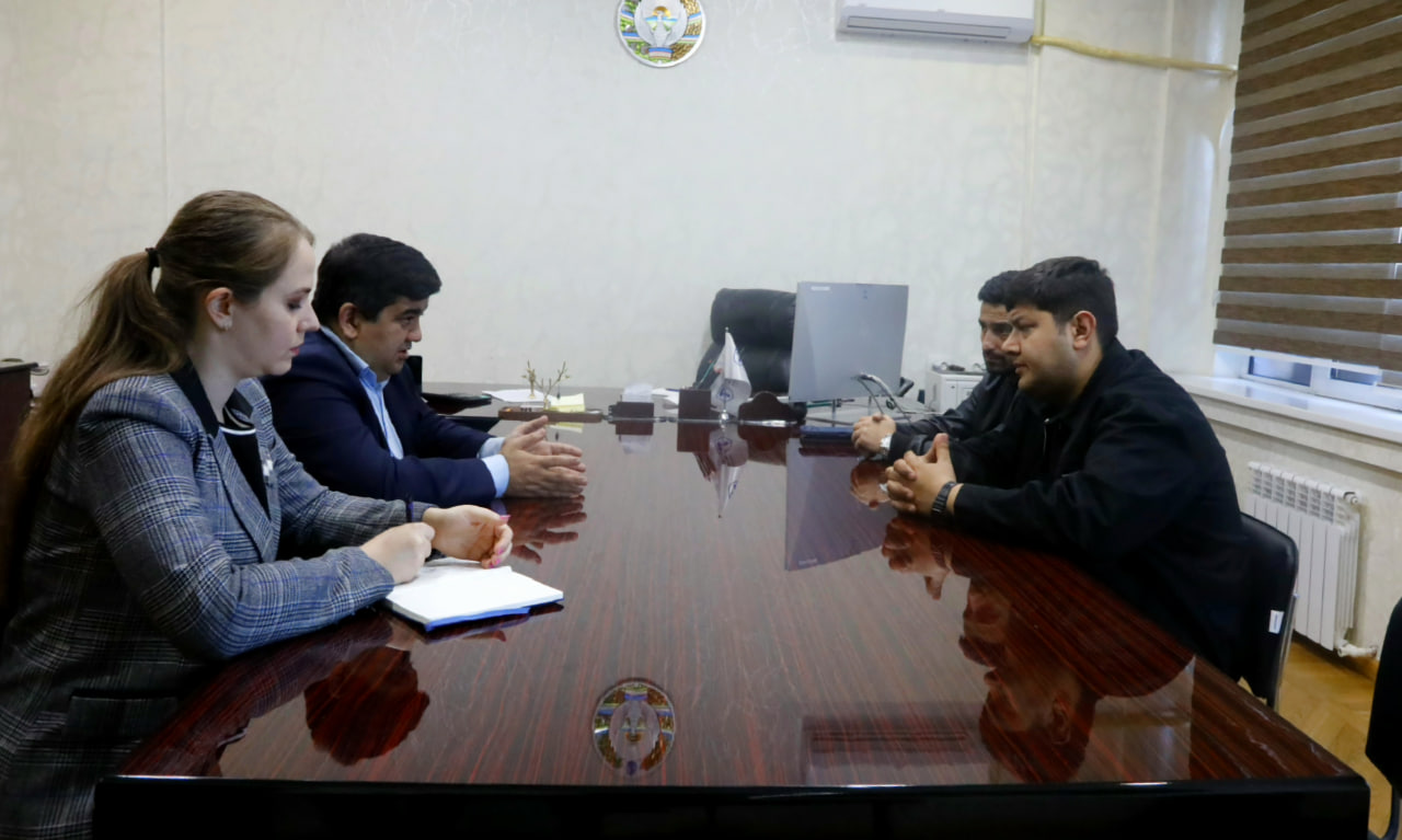 XORIJIY KOMPANIYA ISHTIROKIDA HAMKORLIK UCHRASHUVI BO'LIB O'TDI