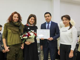 AICP bloki rahbari Muminova Umida Toxtasinovna Parij xalqaro moda akademiyasining eng yuqori 6-darajali Modelist Diplomi bilan taqdirlandi